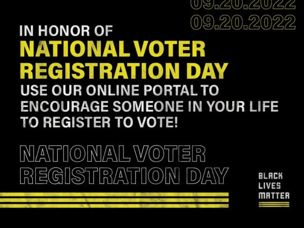 BLM Foundation National Voter Registration Day + OMF Giveaway