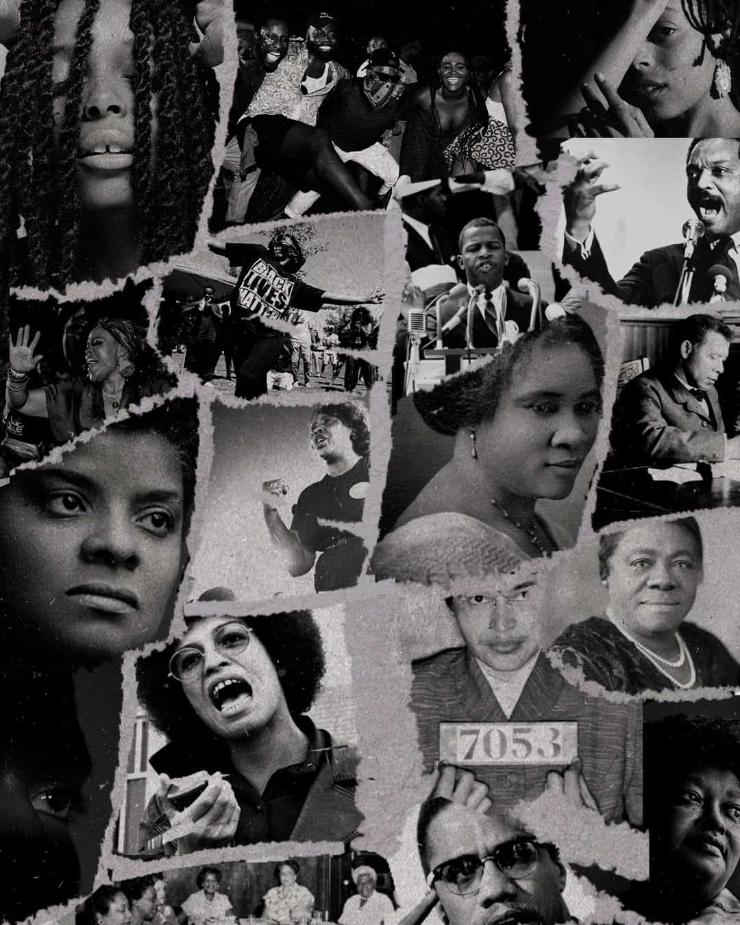 Photo collage of Black leaders and activists